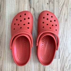 Red crocs